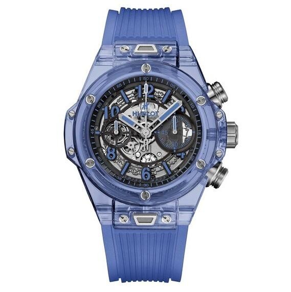 AAA Replica Hublot Big Bang Unico Sapphire Blue Sapphire Watch 411.JL.4809.RT